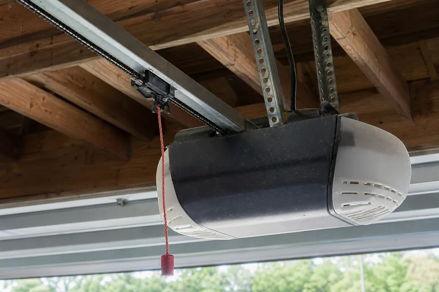 Chain drive garage door opener, rail and trolley in Killeen, TX